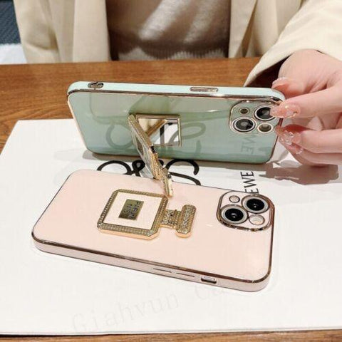 Bling Perfume Bottle Handbag TPU Case Cover For iPhone 13 14 XR/ Samsung S22-PA00165-Veeddydropshipping