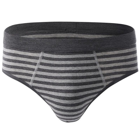 Men&#39;s Briefs Pure Cotton Mid Waist Youth Sexy U Convex-MF01680-Veeddydropshipping