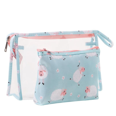 Bag lovely Make Up Case Travel Zipper Makeup Beauty Wash-BS00570-Veeddydropshipping