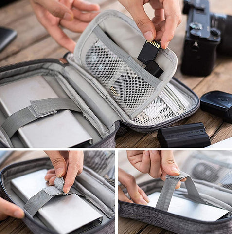 Organizer Travel USB Gadgets Wires Charger Power Battery Phone-BS00577-Veeddydropshipping