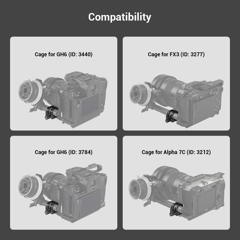 SmallRig 12mm/15mm Single Rod Clamp For SmallRig Cage To Provide -CE00492-Veeddydropshipping