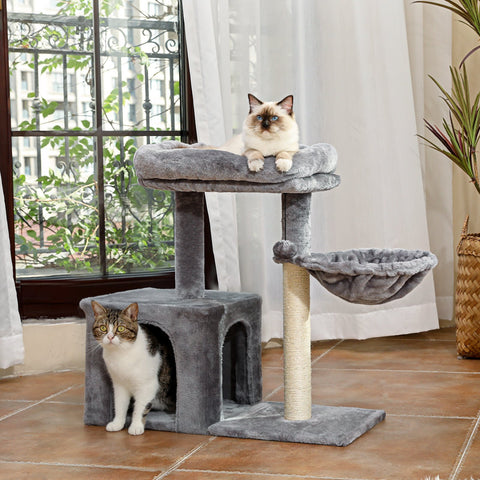 Cat Tree Small Cat Tower Cat Condo-HA01421-Veeddydropshipping