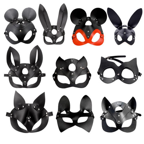 Women Cosplay Sexy Roleplay Half-face Mask-WF01615-Veeddydropshipping