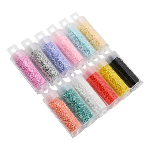 45Colors Beads Glass Seed Beads for Needlework DIY-JW01468-Veeddydropshipping