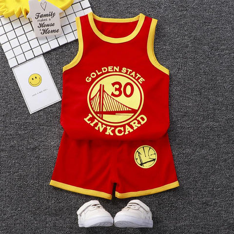 Boys Sports Basketball Summer Casual Children&#39;s Sport Sleeveless-Veeddydropshipping-5