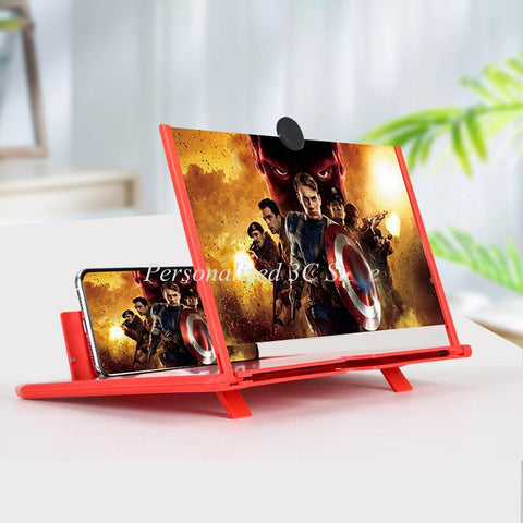 12/10 Inches 3D Screen Amplifier Mobile Phone Screen Video Magnifier for Smartphone Enlarged-PA00702-Veeddydropshipping