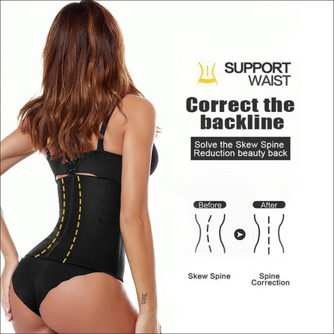 Women Latex Waist Slimming Corset Slim Belt-Veeddydropshipping
