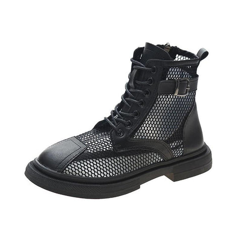 New Breathable Comfortable Zipper Lace Up Women&#39;s-BS01029-Veeddydropshipping
