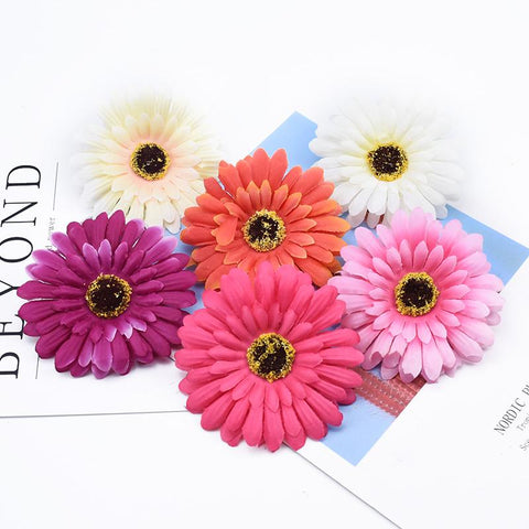 Silk Gerbera Wedding Decorative Flowers Wall-HA00708-Veeddydropshipping