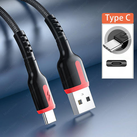 6A 66W Super Fast Charging Data Cable Phone Charge USB Type C Cord For iphone 14 13 12 Pro- PA00015-Veeddydropshipping