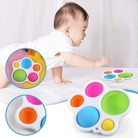 Infant Baby Toys Montessori Exercise Board Rattle Puzzle-TB01514-Veeddydropshipping