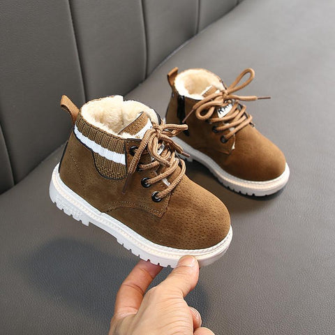 Children Casual Shoes Autumn Winter Snow Boots Boys Shoes-TB00179-Veeddydropshipping