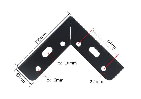 Rhombic metal hardware Furniture Feet-HA01724-Veeddydropshipping