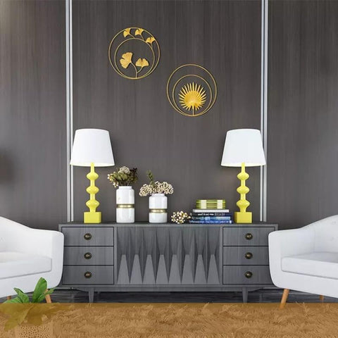 Nordic Light Luxury Round Wall Hanging-HA00229-Veeddydropshipping