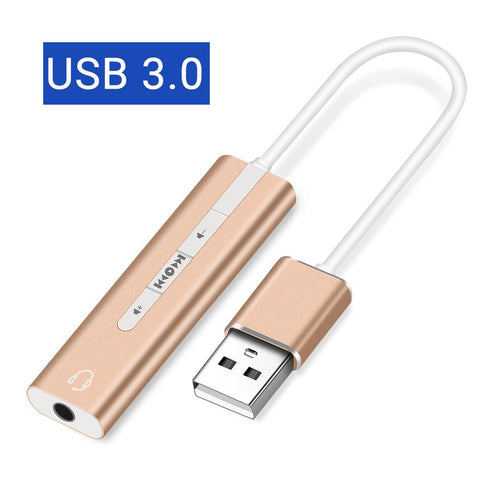 External Sound Card  Jack Audio Microphone Headphone Adapter-CO00157-Veeddydropshipping