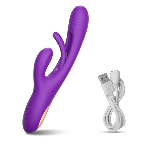 Rabbit Patting Vibrator for Clitoris Women Stimulator Massager Powerful G Spot -BH01279-Veeddydropshipping