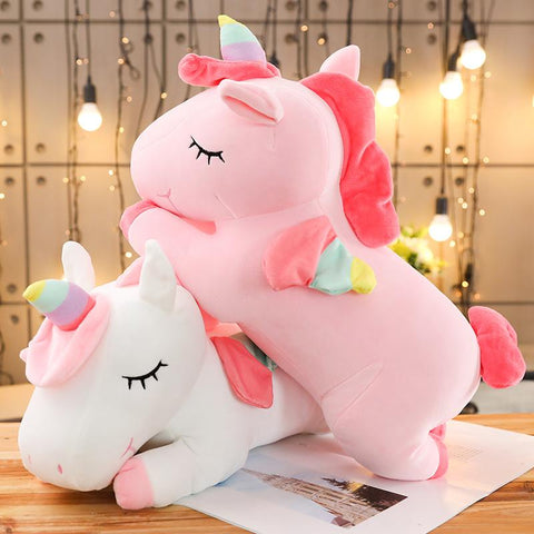 25-100CM Kawaii Giant Unicorn Plush Toys Cute Stuffed Animal Soft Sleep-TB01545-Veeddydropshipping