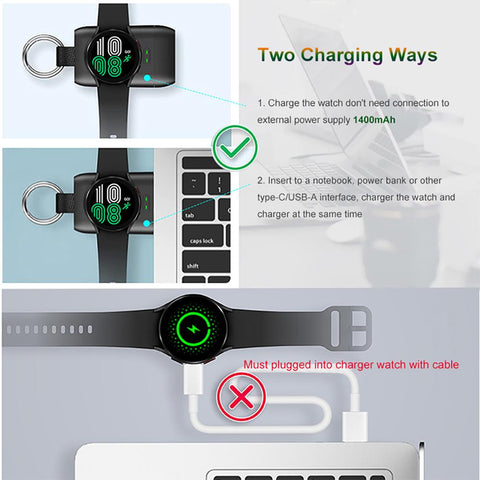 Charger For Galaxy Watch 4 Charger Type C Charging Dock For Samsung Galaxy Watch 5-PA01035-Veeddydropshipping