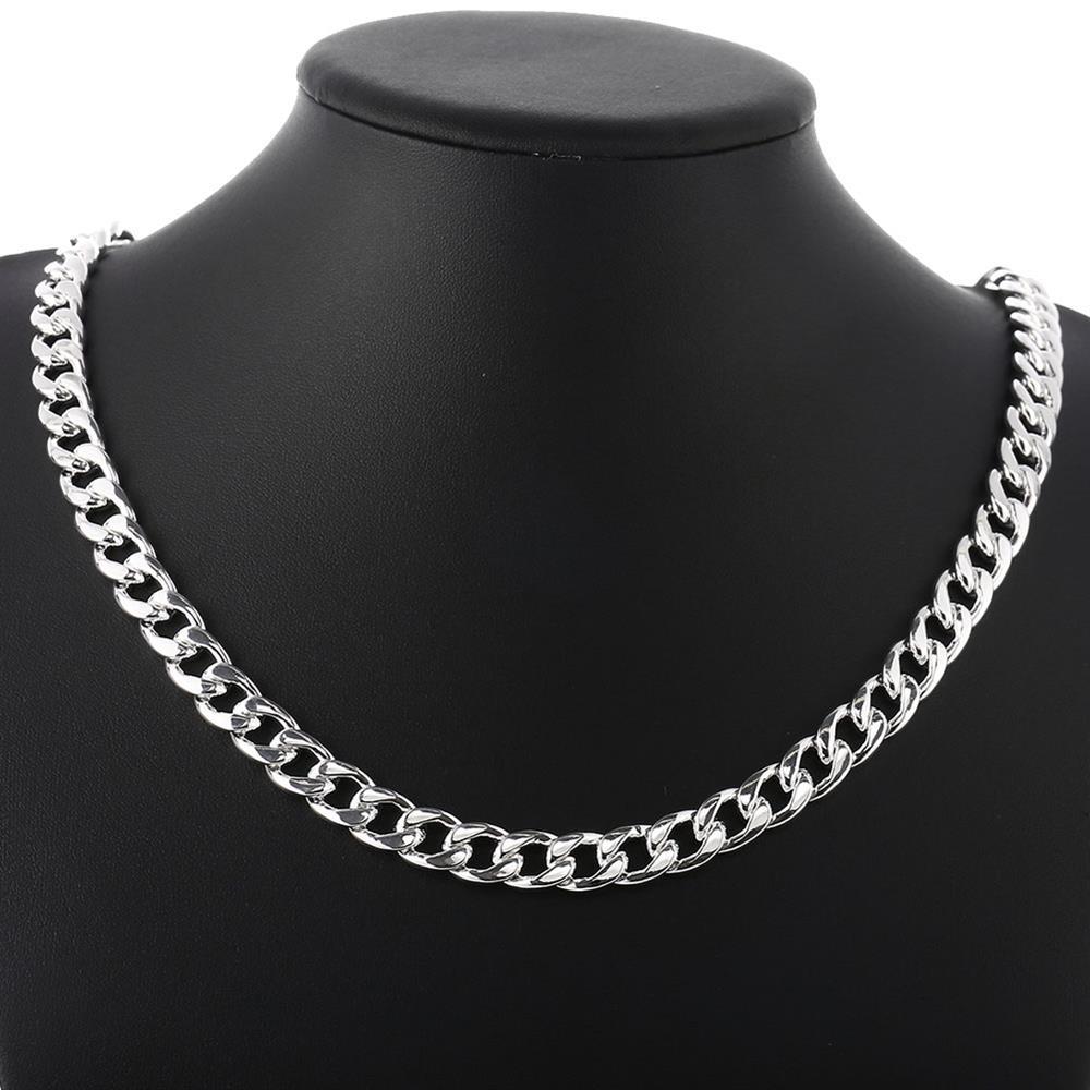 925 sterling Silver Bracelets necklace Jewelry set for men-JW00039-Veeddydropshipping
