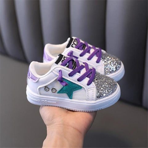 Fashion Sequins Children&#39;s Shoes Leather Girls-TB00178-Veeddydropshipping