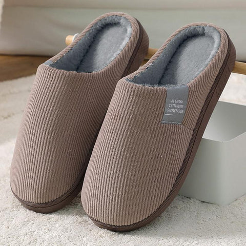Winter Home Warm Fluffy Slippers High Heels-BS01078-Veeddydropshipping