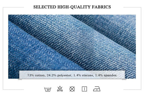 Brother Wang Classic Style Men Brand Jeans Business Casual Stretch-TB01296-Veeddydropshipping