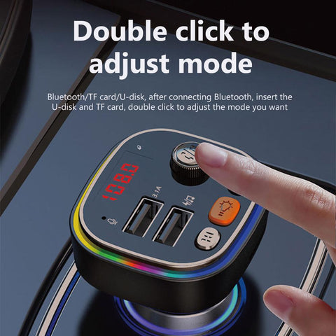 Bluetooth USB Car Charger Fast Charging-PA01162-Veeddydropshipping
