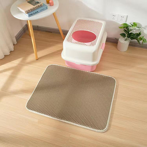 Waterproof Pet Cat Litter Mat Double Layer-HA01398-Veeddydropshipping