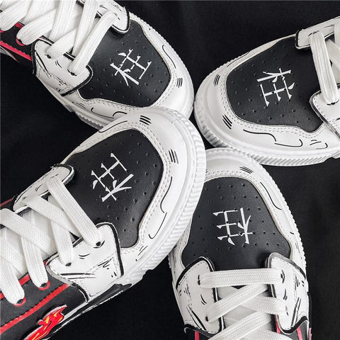 Cosplay Sneakers Demon Slayer Women High Top Vulcanized-BS01352-Veeddydropshipping