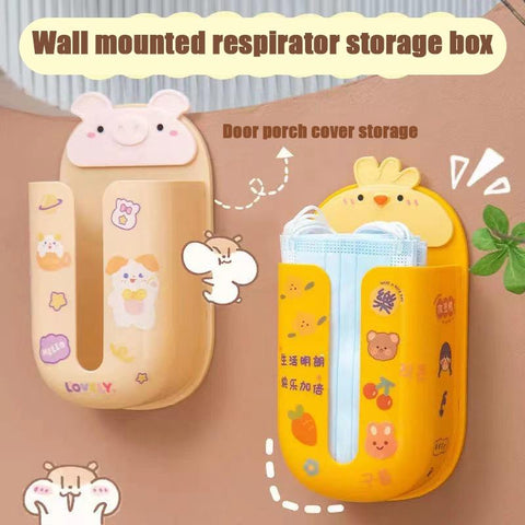 Wall Mounted Mask Storage Box Large Capacity Tissue Box-HA00785-Veeddydropshipping