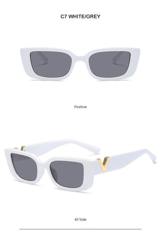 Fashion Cat Eye V Sun Glasses For Ladies-WF01322-Veeddydropshipping