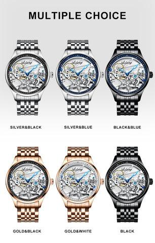 Skeleton Mechanical Watch Brand Luxury Steampunk-JW00625-Veeddydropshipping
