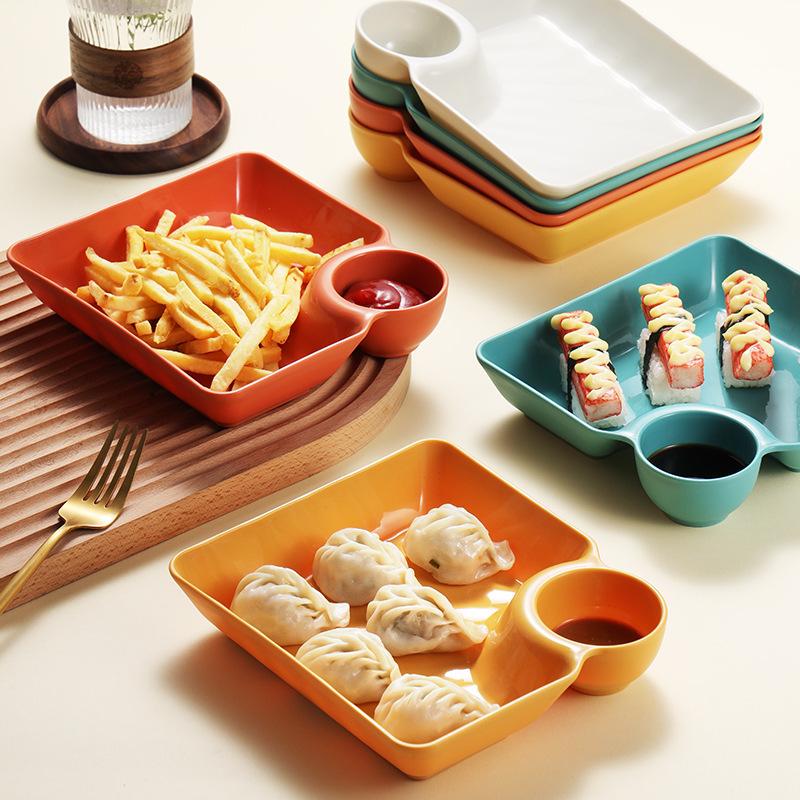 Plate Dish Dumplings Bowl Sushi Plate-HA01323-Veeddydropshipping