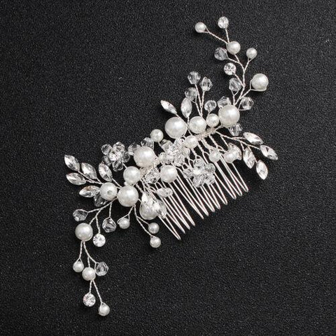 Wedding Hair Vine Crystal Bridal Accessories-WF01092-Veeddydropshipping