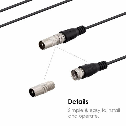 Universal TVs Antennas Indoor Digital TV Antenna 1080P HD Mini Signal Amplifier -CE00952-Veeddydropshipping