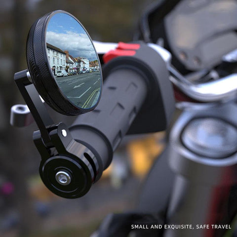 Rearview Mirror Retro Round Blue Anti-Glare Side Mirror For-AM01043-Veeddydropshipping