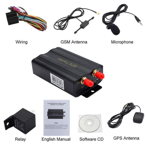 GSM/GPRS Tracking Vehicle Car GPS Tracker Tk103A GPS103A Real Time-AM00725-Veeddydropshipping