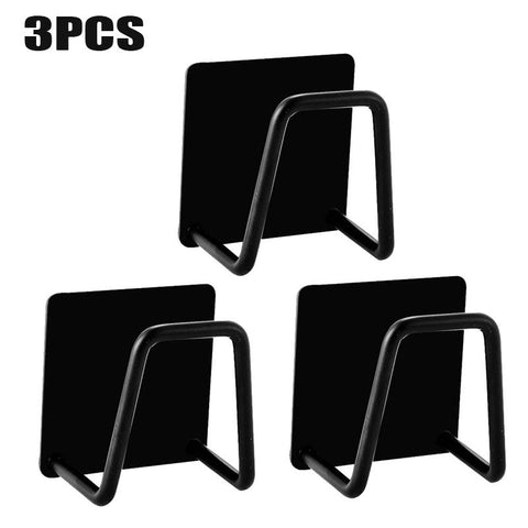 Adhesive Stainless Steel Sponge Holder-HA00856-Veeddydropshipping
