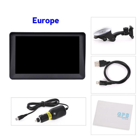 Universal 7inch Car GPS Navigator Latest Map Europe Touch Screen-AM00734-Veeddydropshipping