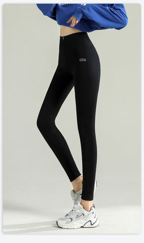 High Waist Thickened Leggings Women Cotton Pants-WF00423-Veeddydropshipping