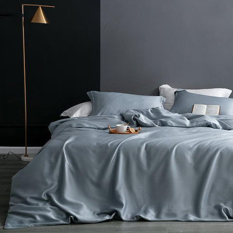 Luxury Bedding Set Silk Healthy Duvet Cover Set-HA00393-Veeddydropshipping