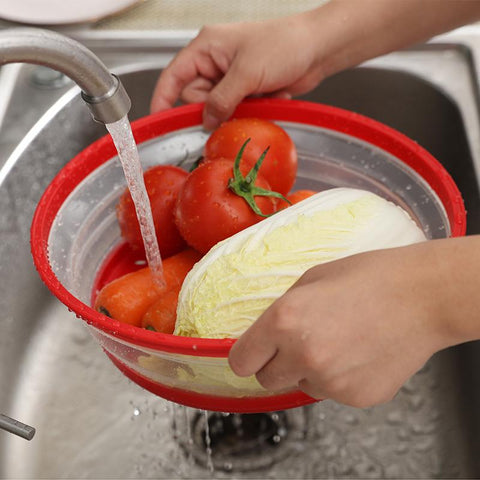 Vented Collapsible Microwave Proof Food Plate Cover-HA01144-Veeddydropshipping
