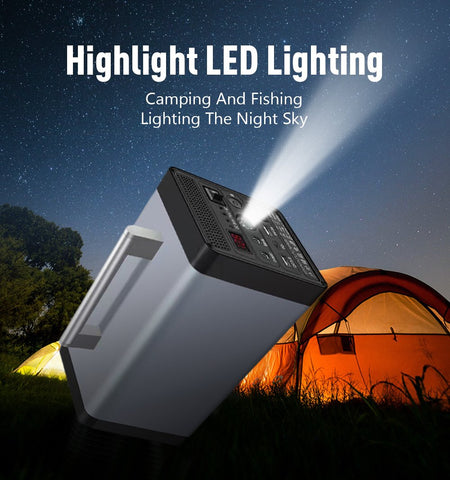 Portable Solar Generator  LED Wave Inverter-TI00681-Veeddydropshipping