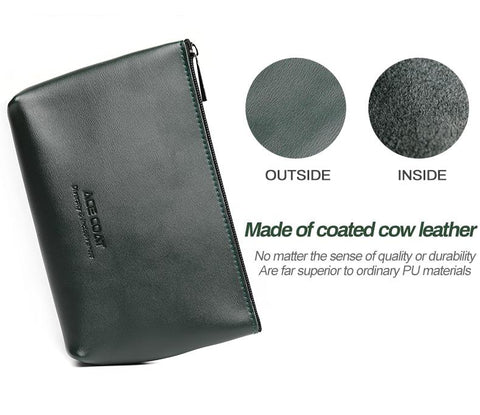Split Leather Mouse Pouch Sleeve Bag-CO00500-Veeddydropshipping