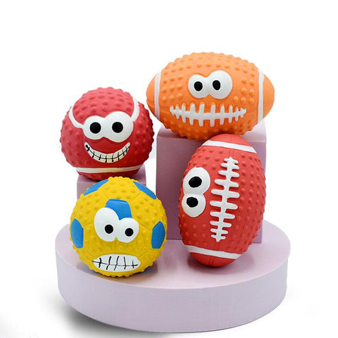 Pet Squeaky Toys Dog Chewing Rubber Ball-HA01506-Veeddydropshipping