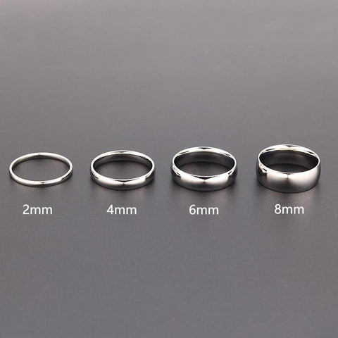 Wedding Love Rings For Couple Silver Ring -JW00411-Veeddydropshipping