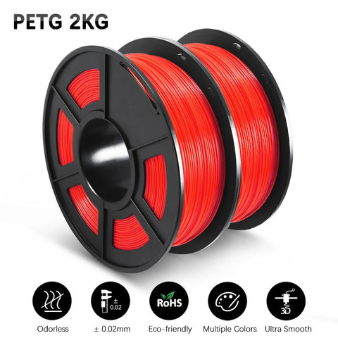 1KG 3D Filament Eco-Friendly 1.75MM Good Gloss Clogging Free Good Toughness-Veeddydropshipping