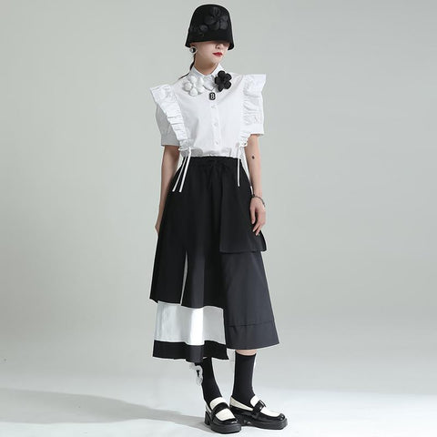 Women Fashion Versatile Medium Length Skirt-WF00495-Veeddydropshipping