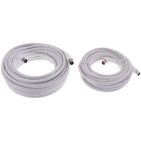 Hot sale 1Pc 5M/10M PAL Male to Male TV Lead Shielded Aerial -CE00883-Veeddydropshipping