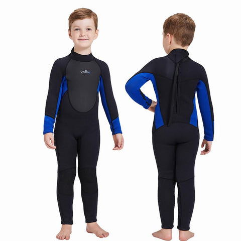 Children Thermal Wetsuit 3mm Neoprene Diving Suit For Boys Girls Surfing Thick -OS00249-Veeddydropshipping
